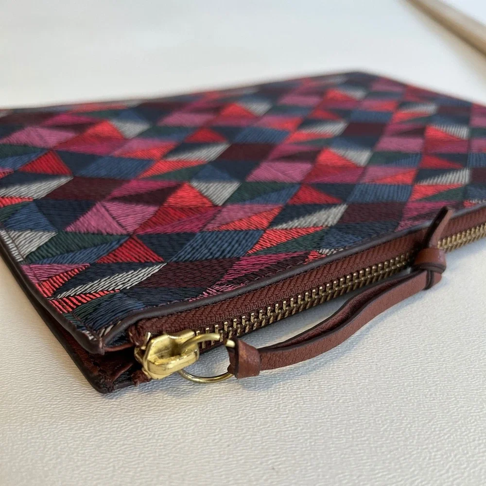 Fossil Geometric Multicolor Clutch - Picture 9 of 9